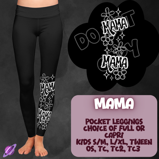 MAMA - ONE LEG SIMPLE SETS RUN 2 - LEGGING/CAPRI PREORDER CLOSING 1/31