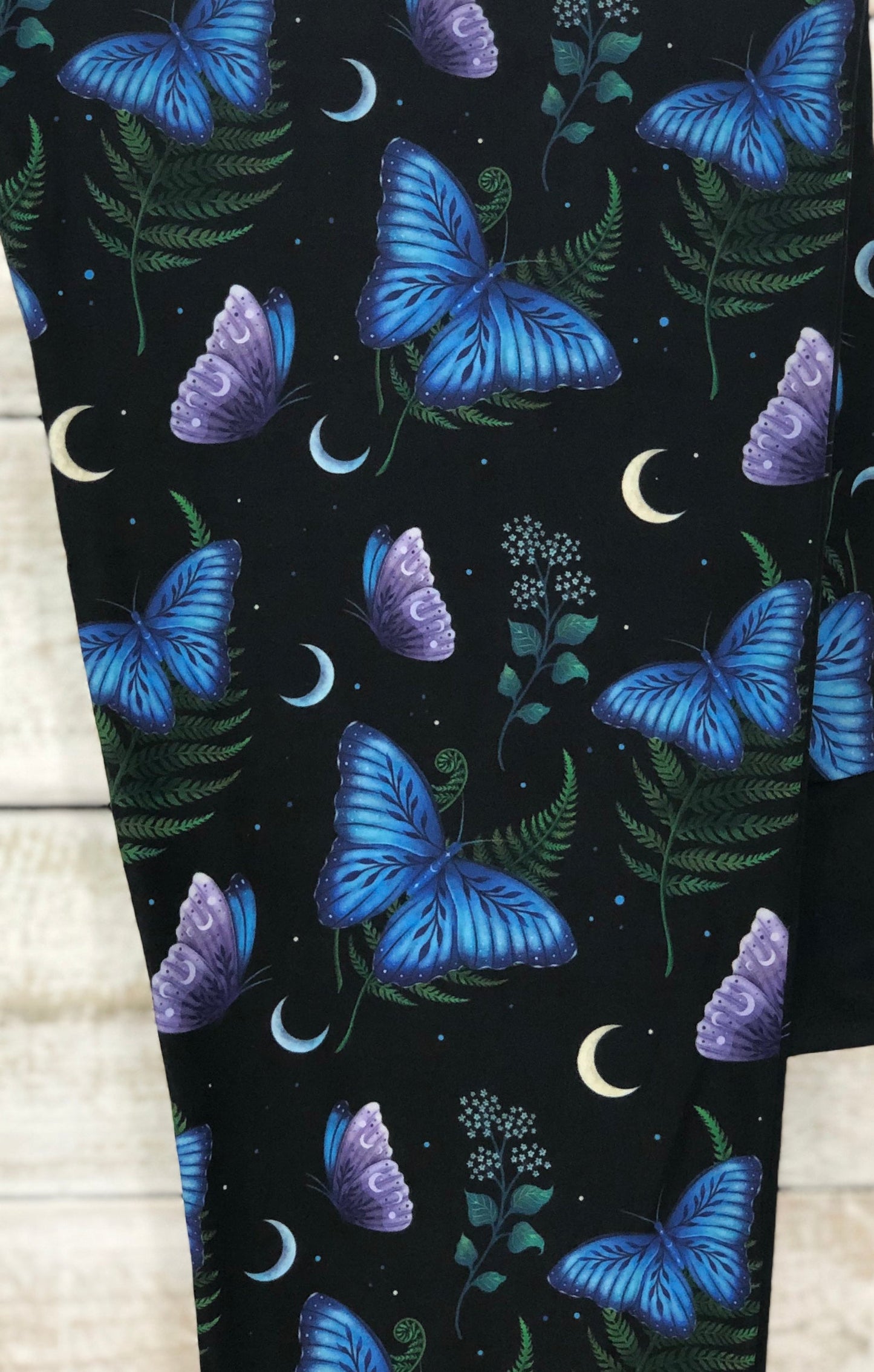 RTS - Midnight Butterfly Leggings