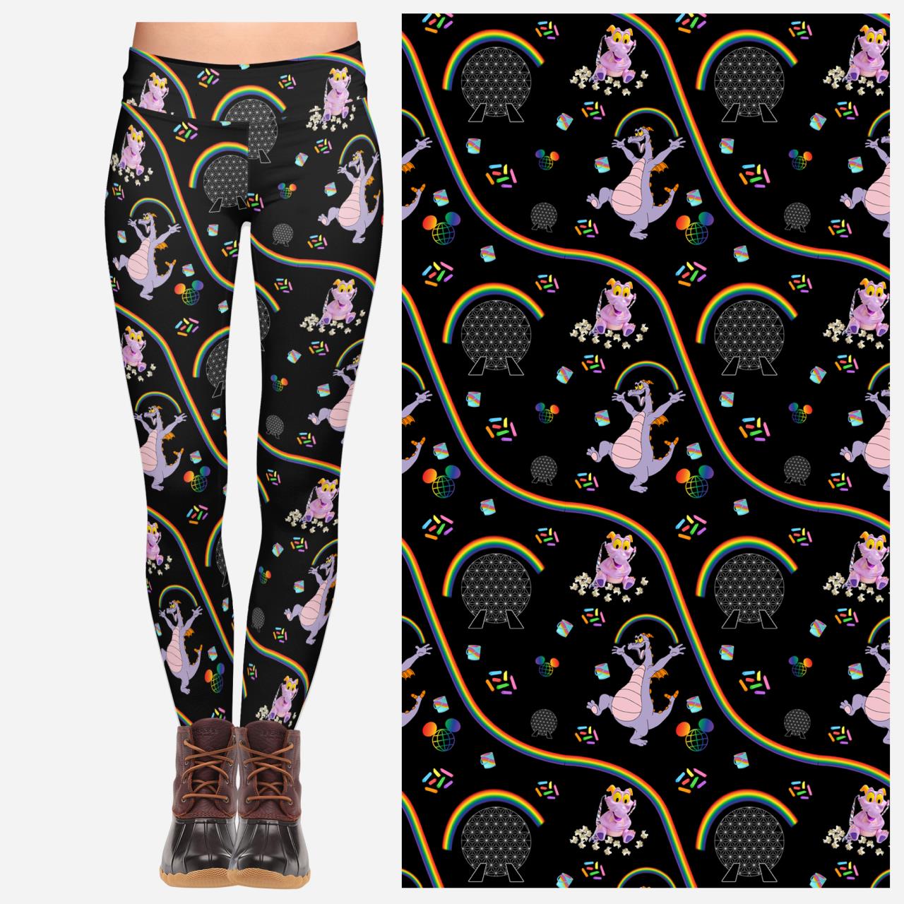 Artsy Dragon Leggings  w/pockets