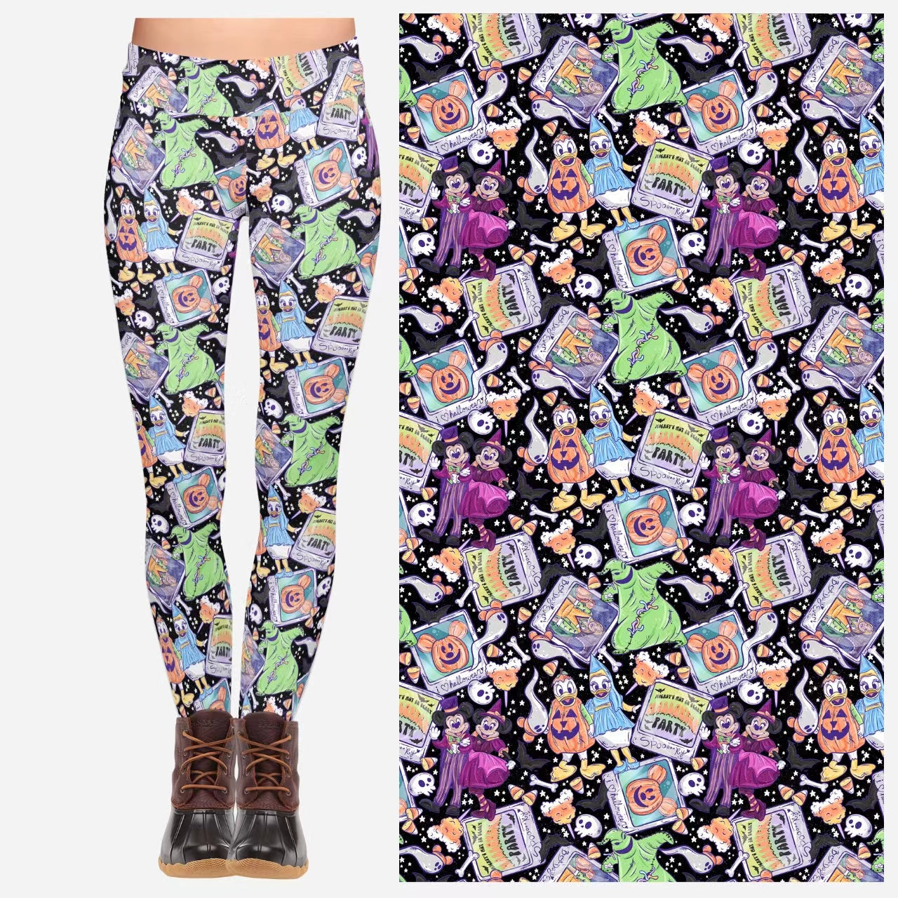 Not So Scary Party Leggings - Ready to Ship