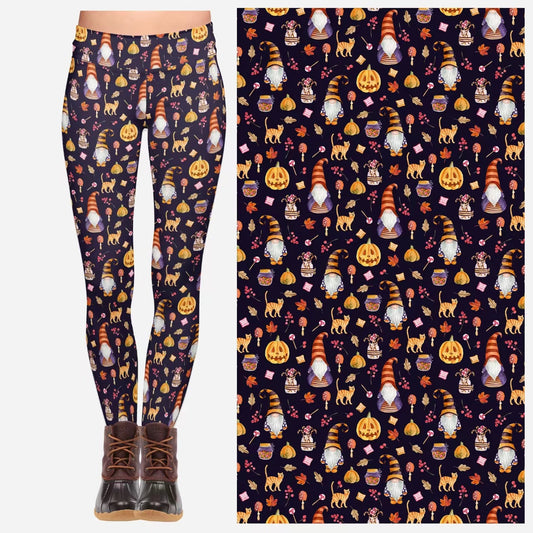 Spooky Gnomes  Leggings - Ready to Ship!