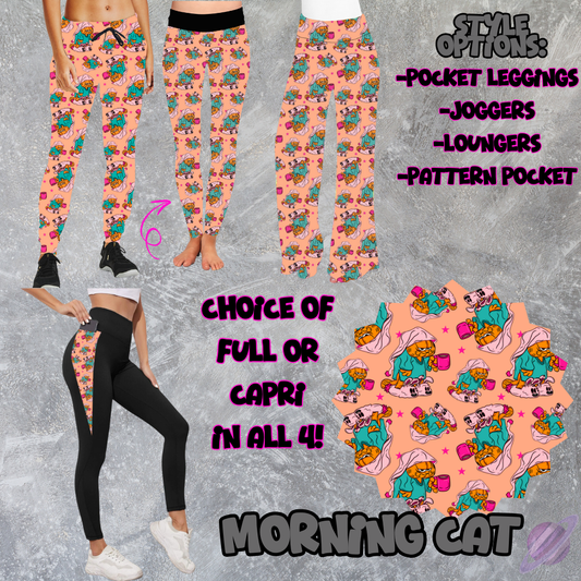 MORNING CAT - LEGGING/JOGGER/LOUNGER -POCKET SWEATER OUTFITS 2 PREORDER CLOSING 2/19