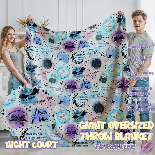 NIGHT COURT- GIANT SHAREABLE THROW BLANKETS ROUND 12-PREORDER CLOSING 3/2