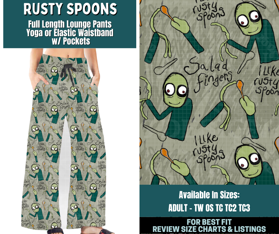 Preorder! Closes 2/5. ETA May. Rusty Spoons Full Length Lounge Pants