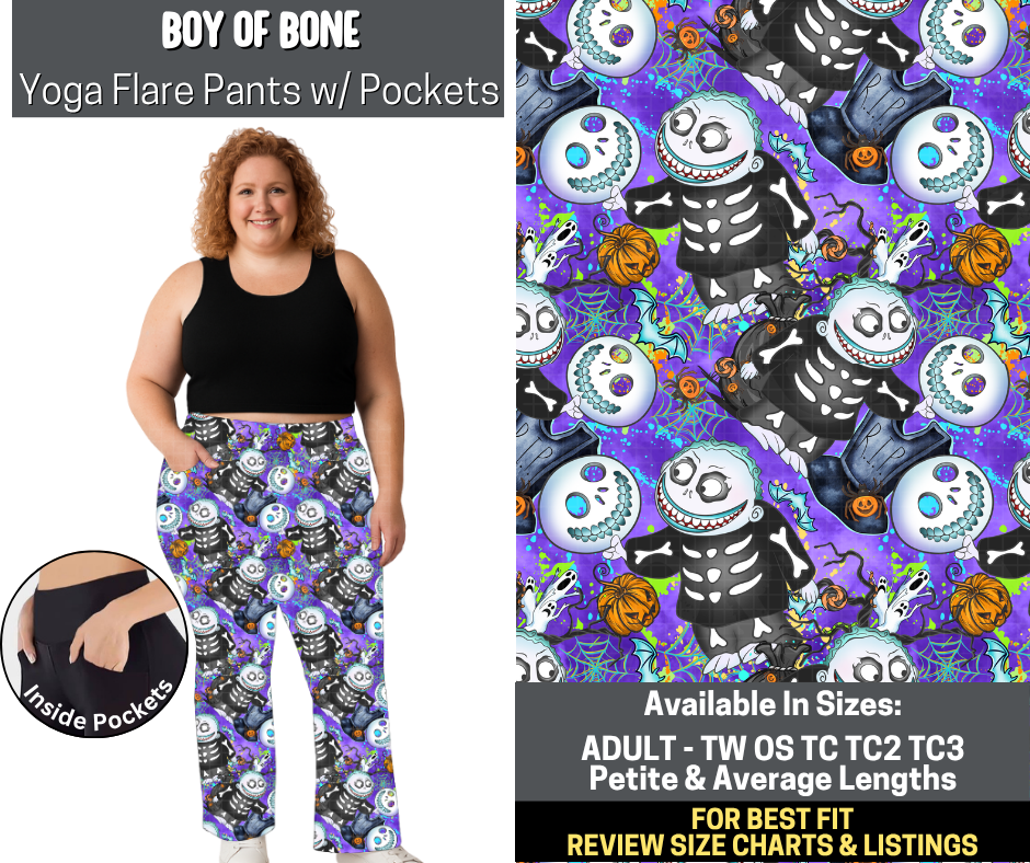 Preorder! Closes 5/19. ETA Aug. Boy Of Bone Yoga Flare Pants