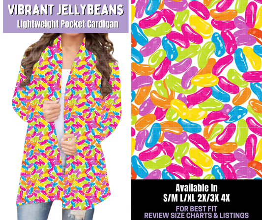 Preorder! Closes 1/22. ETA April. Vibrant Jellybeans Pocket Cardigan