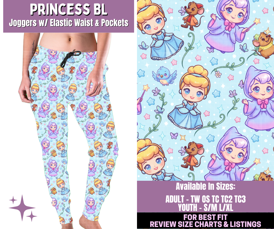Preorder! Closes 1/14. ETA April. Princess BL Joggers