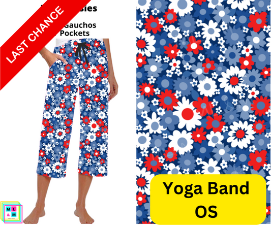 RWB Daisies Capri Gauchos