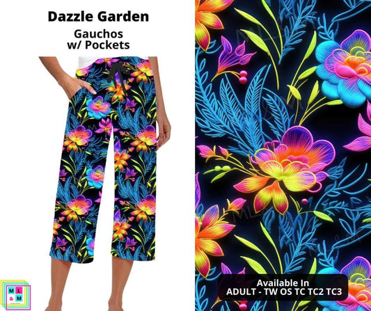 Dazzle Garden Capri Gauchos