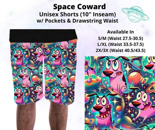 Preorder! Closes 2/3. ETA May. Space Coward Unisex Shorts