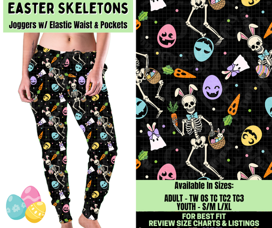 Preorder! Closes 1/19. ETA April. Easter Skeletons Joggers