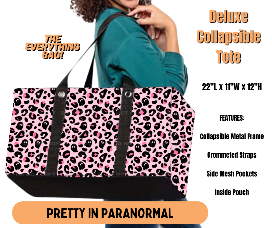 Preorder! Closes 7/2. ETA Oct. Pretty In Paranormal Collapsible Tote