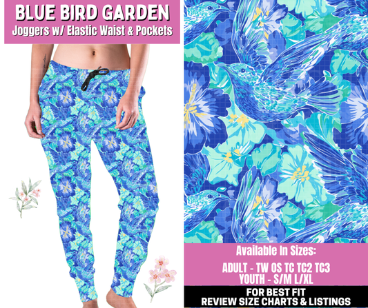 Preorder! Closes 1/12. ETA March. Blue Bird Garden Joggers