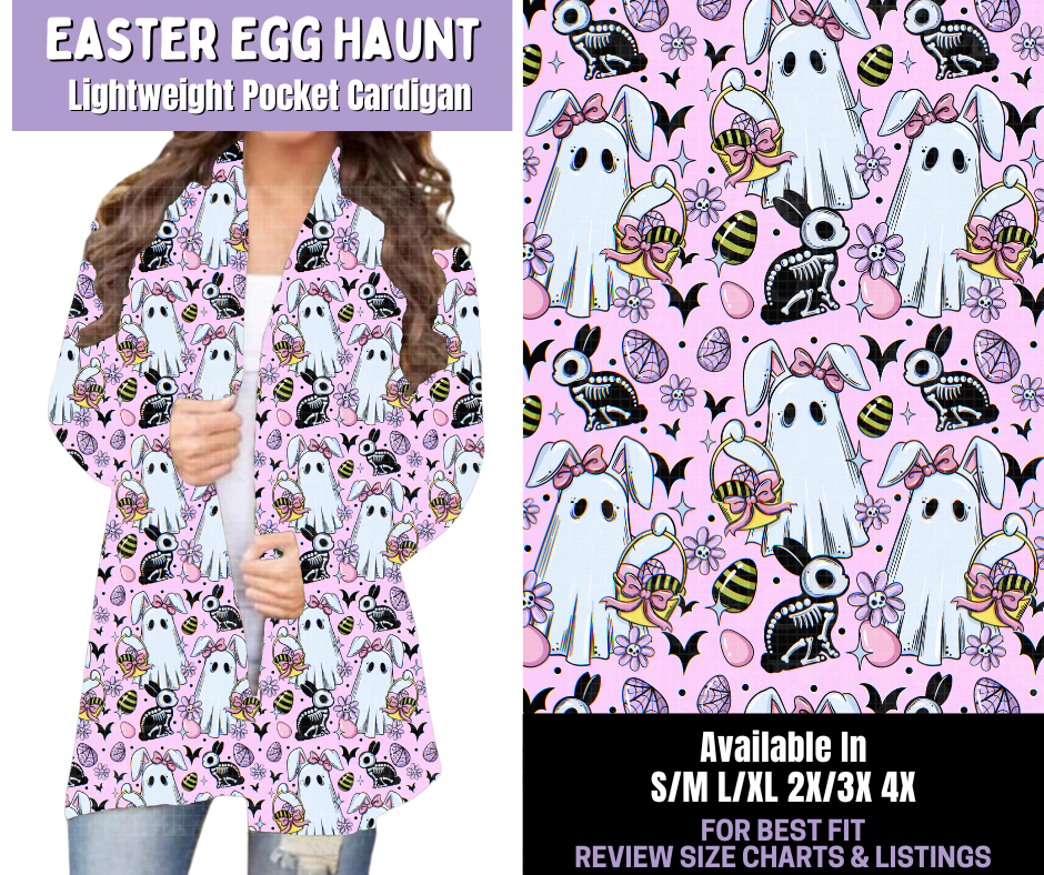 Preorder! Closes 1/22. ETA April. Easter Egg Haunt Pocket Cardigan
