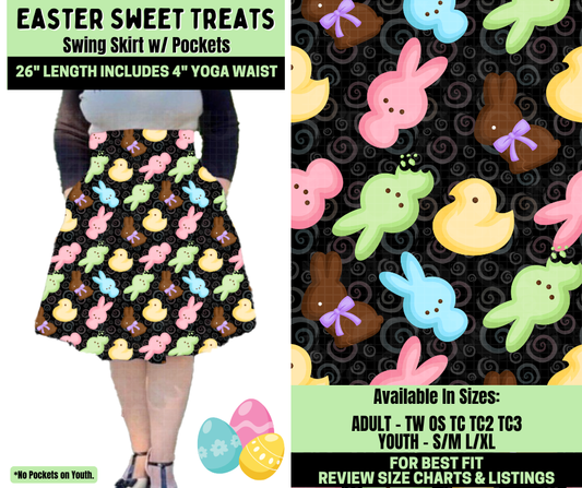 Preorder! Closes 1/19. ETA April. Easter Sweet Treat Swing Skirt