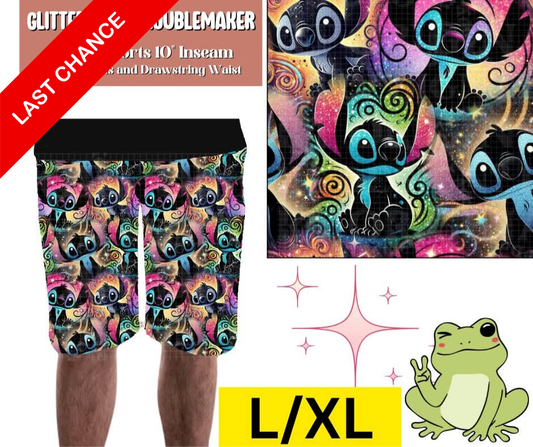 Glitter Mist Troublemaker Unisex Shorts