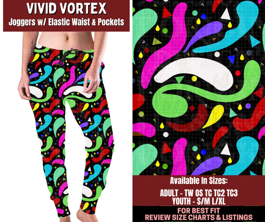 Preorder! Closes 2/4. ETA May. Vivid Vortex Joggers