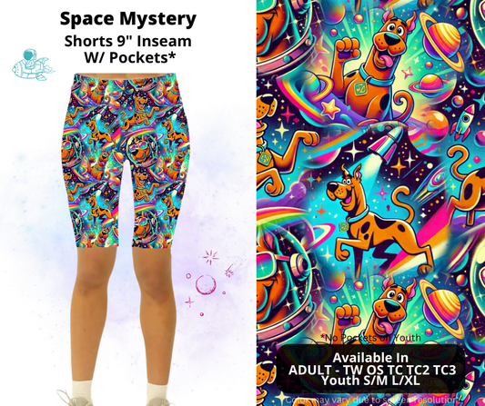 Preorder! Closes 2/3. ETA May. Space Mystery 9" Inseam Shorts w/wo Pockets