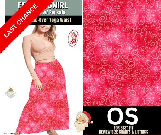 Festive Swirl Maxi Skirt