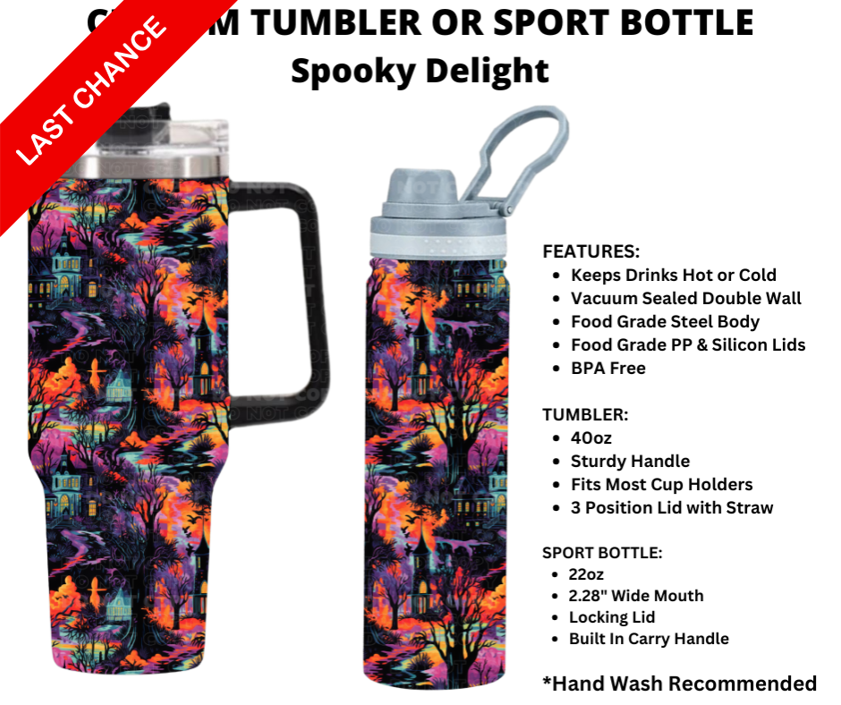 Spooky Delight Custom Tumbler