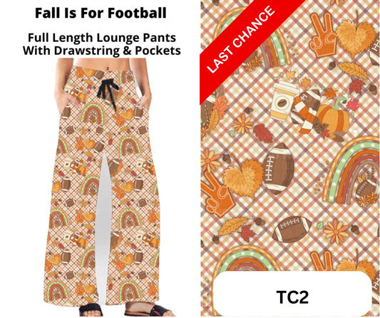 Fall Is For Football Full Length Lounge Pants