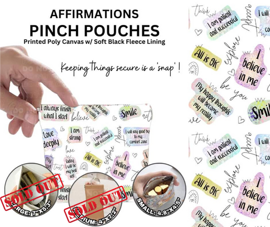 Affirmations Pinch Pouches