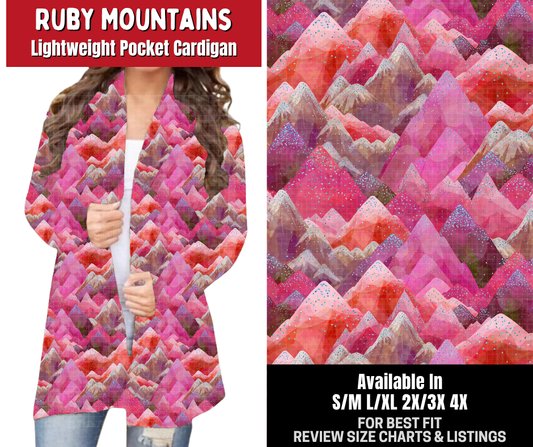 Preorder! Closes 10/26. ETA Jan. Ruby Mountains Pocket Cardigan
