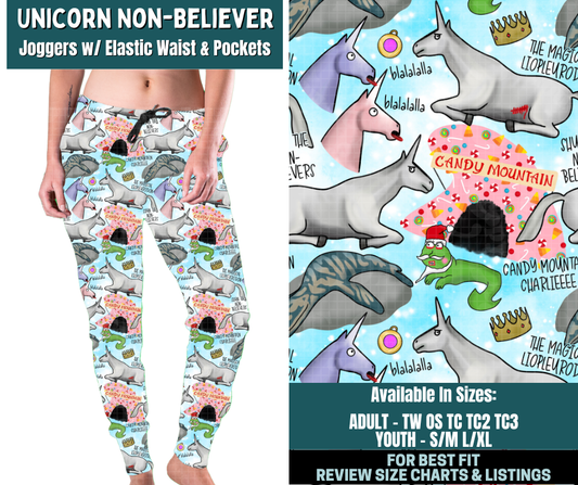 Preorder! Closes 2/5. ETA May. Unicorn Non-Believer Joggers