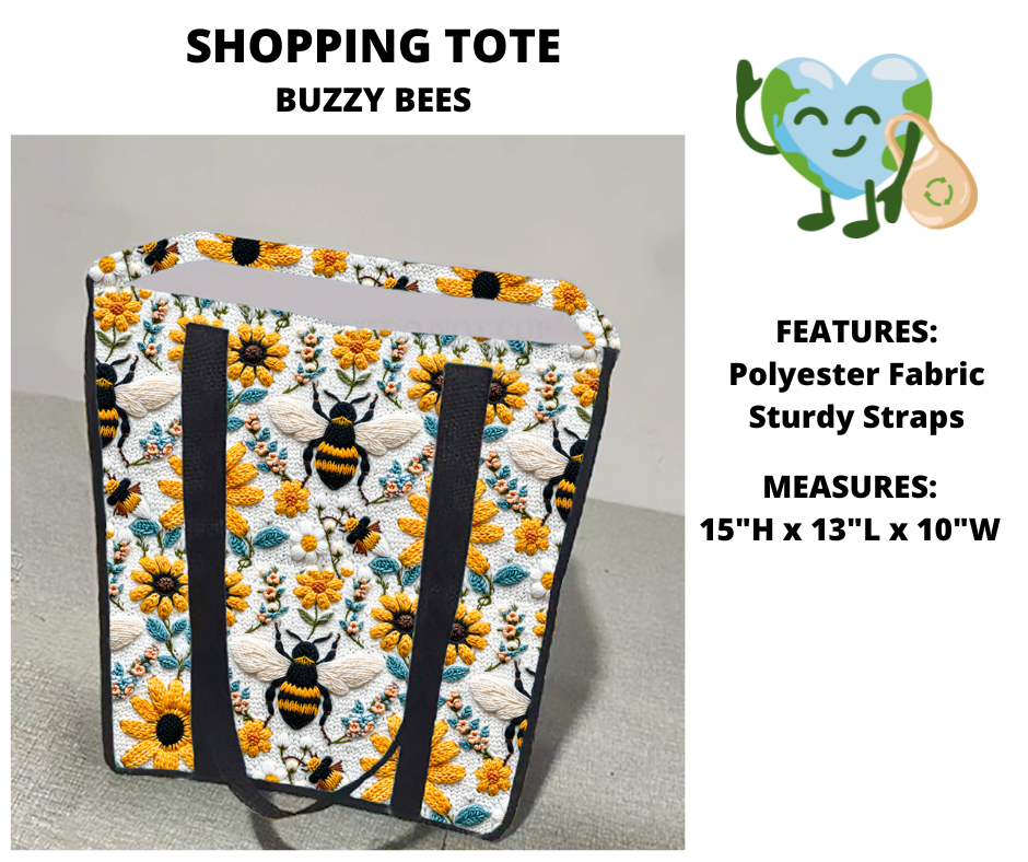 Buzzy Bees Shopping Tote