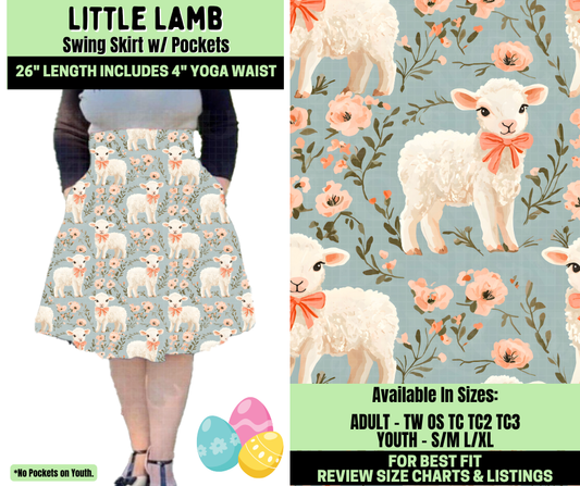 Preorder! Closes 1/19. ETA April. Little Lamb Swing Skirt
