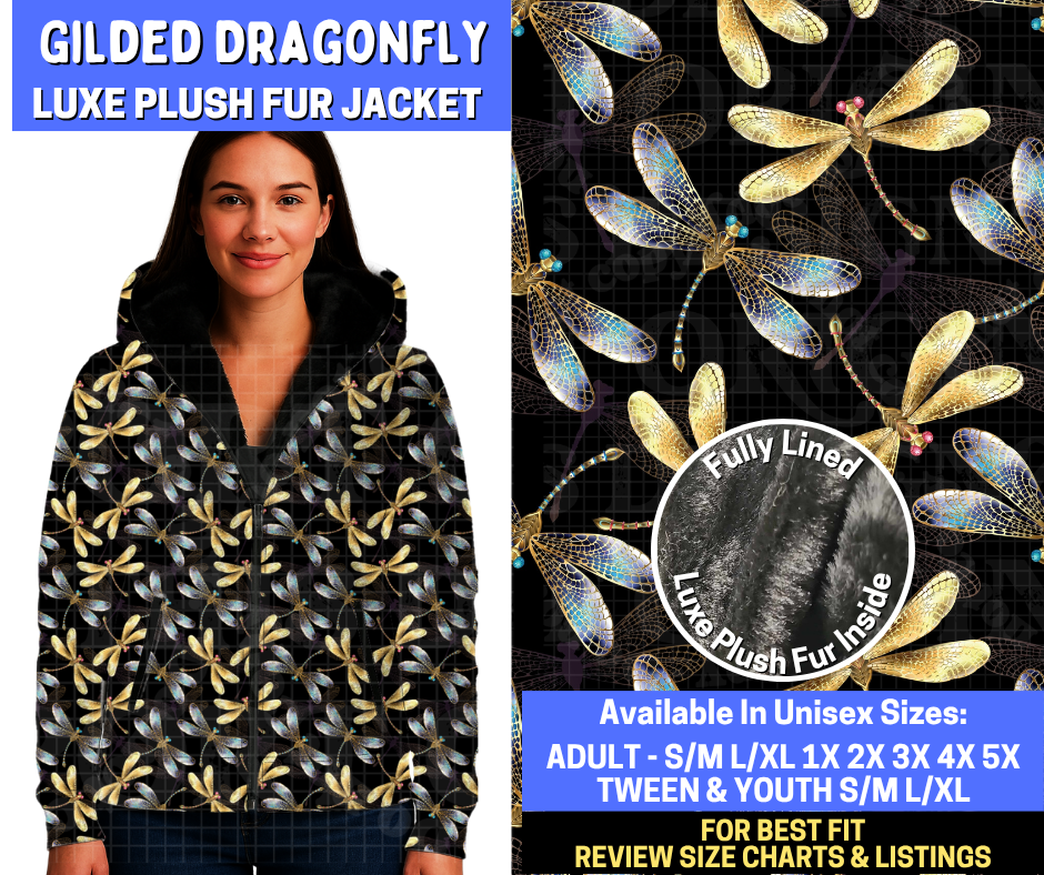 Preorder! Closes 10/29. ETA Jan. Gilded Dragonfly Luxe Fur Jacket