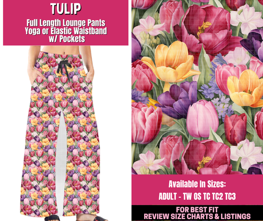Preorder! Closes 12/31. ETA March. Tulip Full Length Lounge Pants