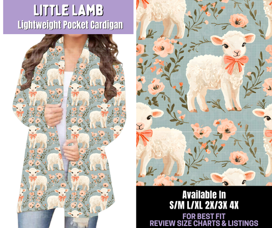 Preorder! Closes 1/22. ETA April. Little Lamb Pocket Cardigan