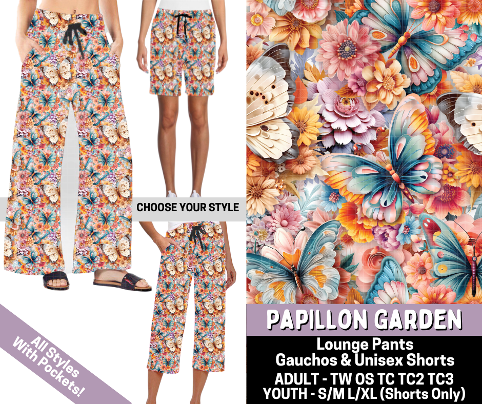 Preorder! Closes 5/13. ETA Aug. Papillon Garden Combo Lounge Lengths