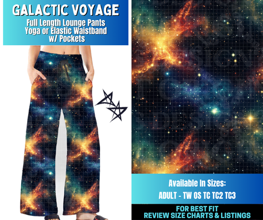 Preorder! Closes 12/17. ETA March. Galactic Voyage Full Length Lounge Pants