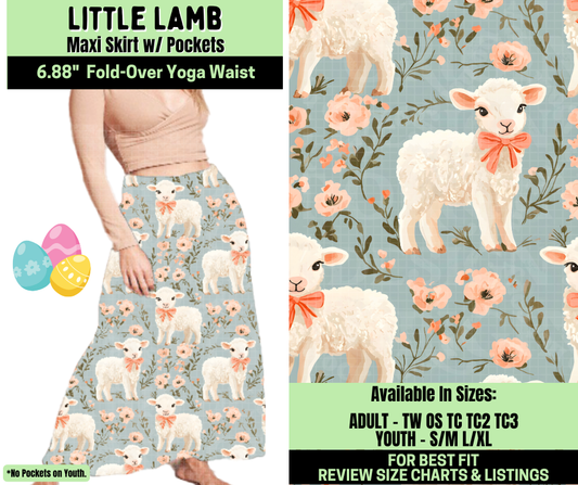 Preorder! Closes 1/19. ETA April. Little Lamb Maxi Skirt