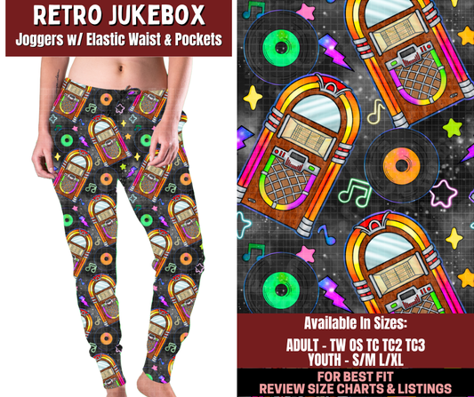 Preorder! Closes 2/4. ETA May. Retro Jukebox Joggers