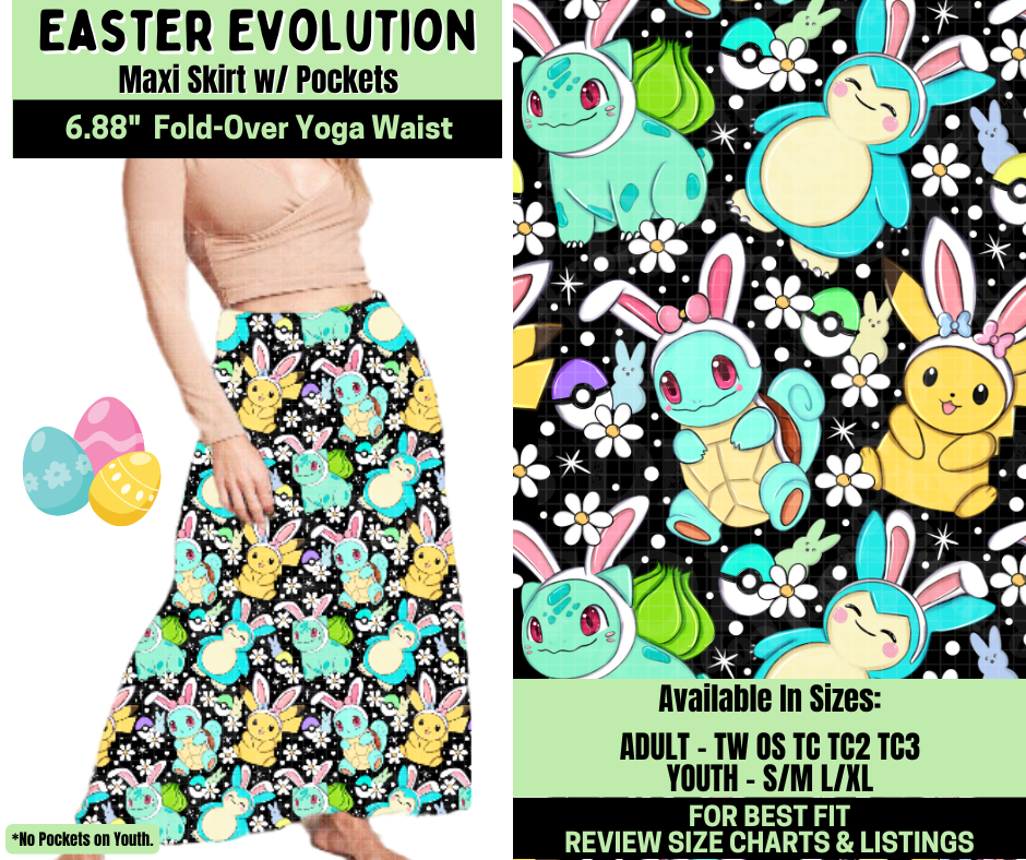 Preorder! Closes 1/19. ETA April. Easter Evolution Maxi Skirt