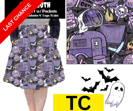 Camp Goth Swing Skirt