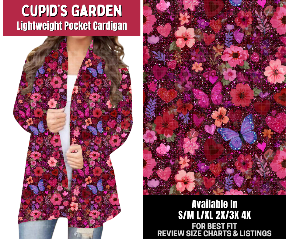 Preorder! Closes 10/14. ETA Jan. Cupid's Garden Pocket Cardigan