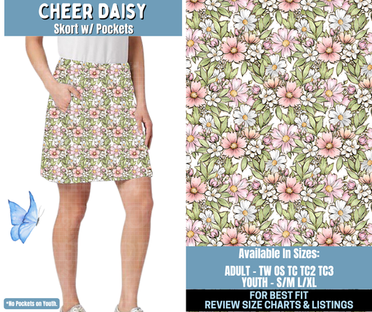 Preorder! Closes 1/15. ETA April. Cheer Daisy Skort