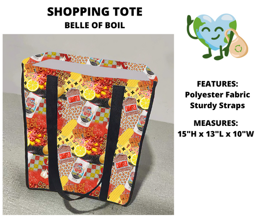 Belle of Boil Shopping Tote