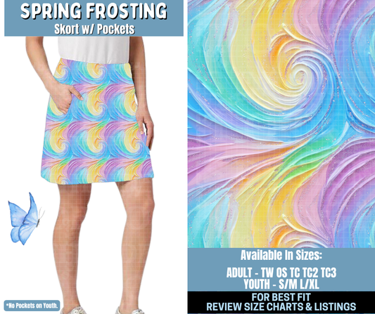 Preorder! Closes 1/15. ETA April. Spring Frosting Skort