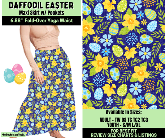 Preorder! Closes 1/19. ETA April. Daffodil Easter Maxi Skirt