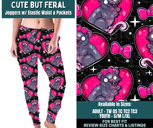 Preorder! Closes 2/5. ETA May. Cute But Feral Joggers