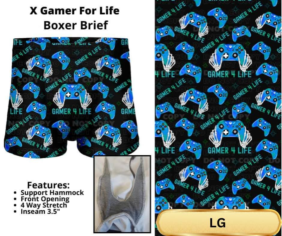 X Gamer For Life Boxer Briefs