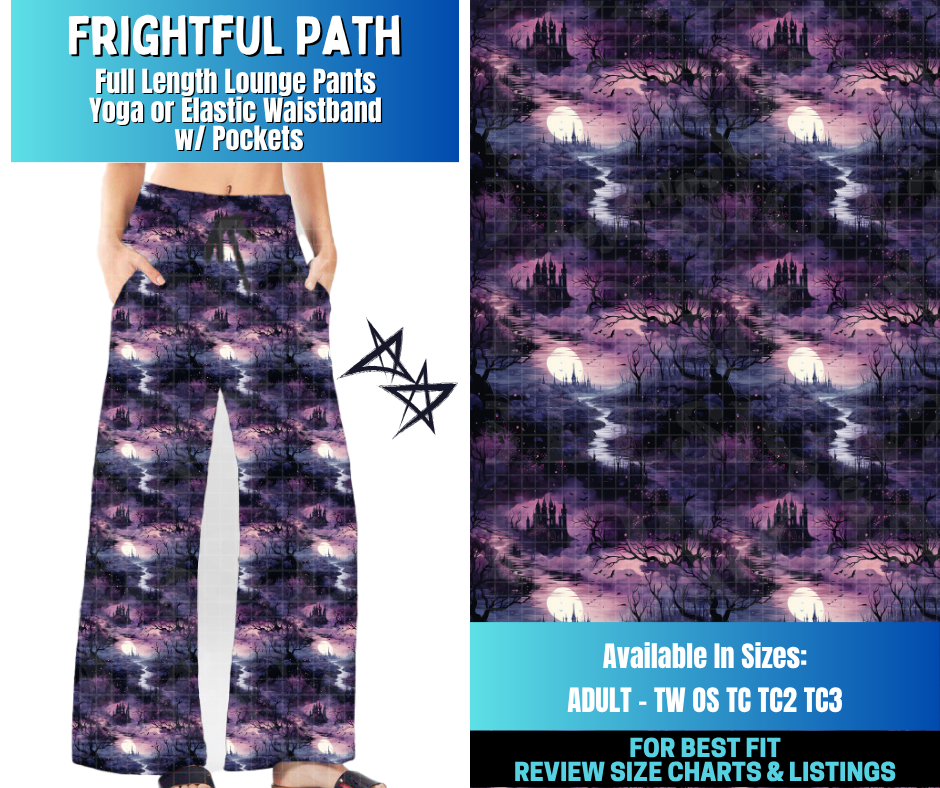 Preorder! Closes 12/17. ETA March. Frightful Path Full Length Lounge Pants