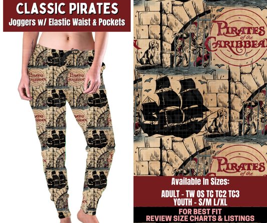 Preorder! Closes 2/4. ETA May. Classic Pirates Joggers