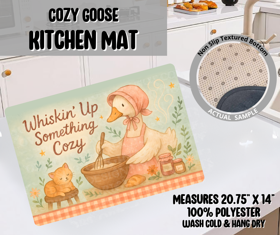 Cozy Goose Kitchen Mat