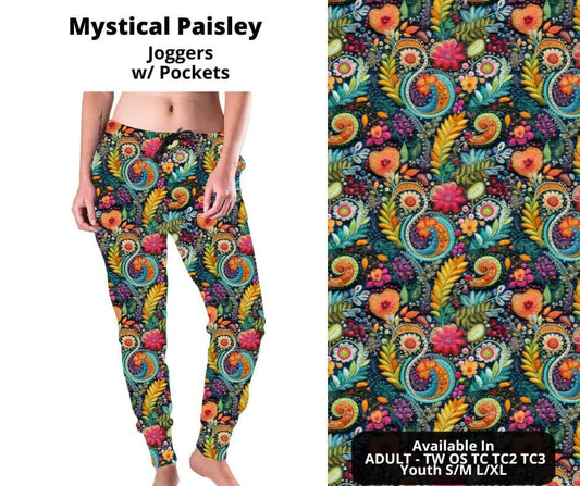 Preorder! Closes 10/24. ETA Dec. Mystical Paisley Joggers